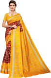 Trendy Mysore Silk Checks With Printed Saree