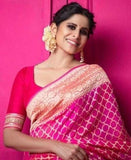 Gorgeous Jacquard Weavimg Kanjivaram Silk Sarees